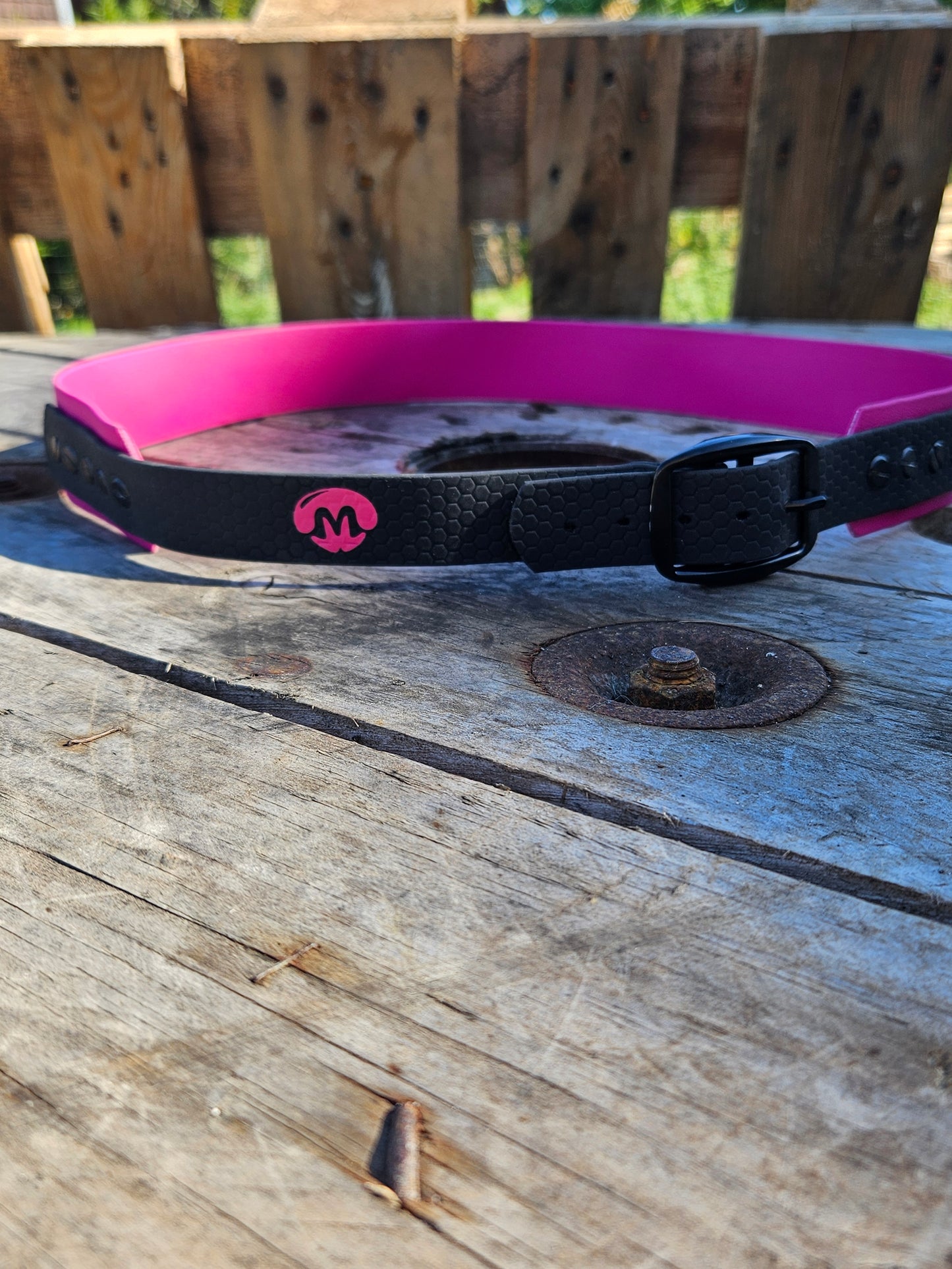 Ceinture Wouf’Mains Libres – Bicolore et personnalisable